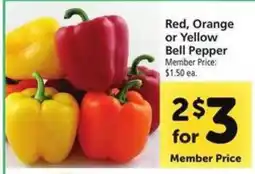 Safeway Bell Pepper offer