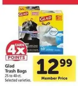 Safeway Glad Trash Bags offer