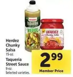 Safeway Herdez Chunky Salsa / Taqueria Street Sauce offer