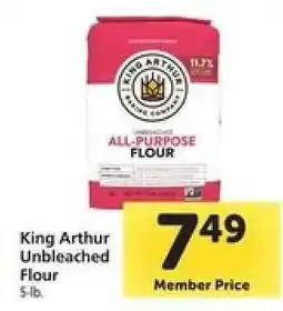 Safeway King Arthur Unbleached Flour offer