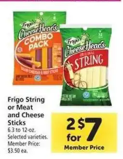 Safeway Frigo String or Meat and Cheese Sticks offer