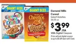 Kroger General Mills Cereal offer