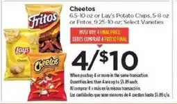 Food 4 Less Cheetos, Lay's Potato Chips, Fritos offer