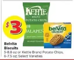 Food 4 Less Belvita Biscuits or Kettle Brand Potato Chips offer