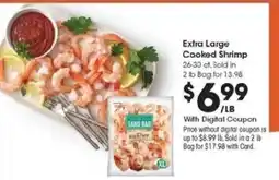 Kroger Extra Large Cooked Shrimp offer