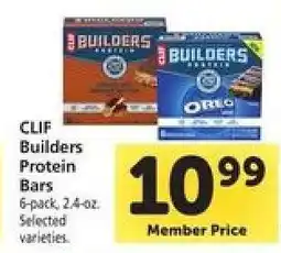 Safeway Clif Builders Protein Bars offer