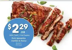 Kroger Pork Spareribs offer