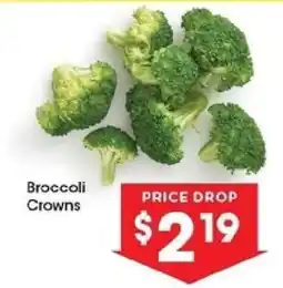 Kroger Broccoli Crowns offer