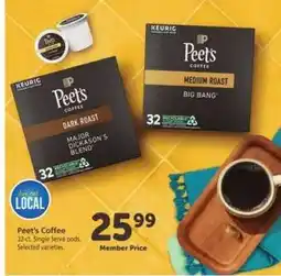 Safeway Peet's Coffee offer