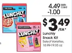 Kroger Lunchly Snack Kit offer