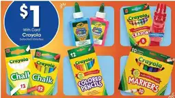 Kroger Crayola Selected Varieties offer
