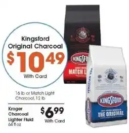 Kroger Kingsford Original Charcoal offer