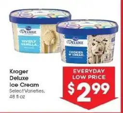 Kroger Kroger Deluxe Ice Cream offer