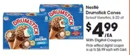 Kroger Nestle Drumstick Cones offer