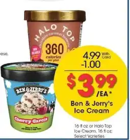 Kroger Ben & Jerry's Ice Cream offer
