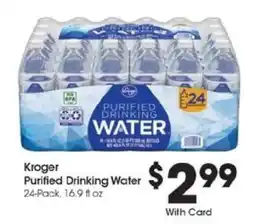 Kroger Kroger Purified Drinking Water offer