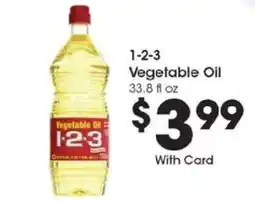 Kroger 1-2-3 Vegetable Oil offer