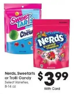 Kroger Nerds, Sweetarts or Trolli Candy offer
