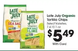 Kroger Late July organic tortilla chips offer