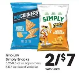Kroger Frito-Lay Simply Snacks offer