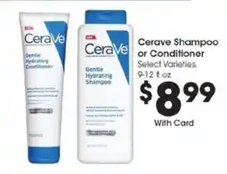 Kroger CeraVe Shampoo or Conditioner offer