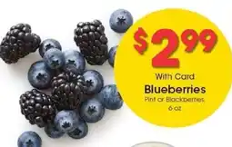 Kroger Blueberries offer