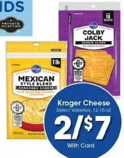Kroger Kroger Cheese offer
