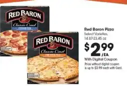 Kroger Red Baron Pizza offer