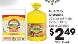 Kroger Guerrero Tostadas offer