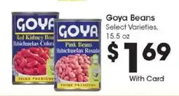 Kroger Goya Beans offer