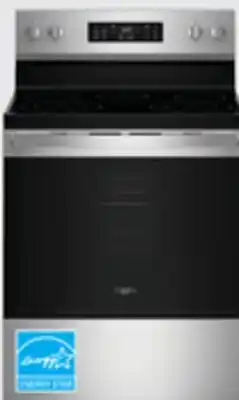 The Home Depot WHIRLPOOL 5.3 cu. ft. Stainless Steel Electric Range offer