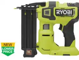 The Home Depot RYOBI 18V HP Airstrike 18-Gauge Brushless Brad Nailer offer