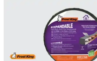The Home Depot FROST KING 1 x13' Expanding Foam Weatherseal Tape offer