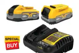 The Home Depot DEWALT XR Powerstack 20V 5.0Ah/1.7Ah Battery Kit offer