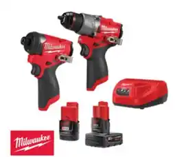 The Home Depot Milwaukee M12 Fuel 12V 2-Tool 2.0Ah/4.0Ah Kit offer