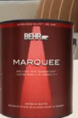 The Home Depot BEHR Marquee Interior Matte Paint & Primer offer