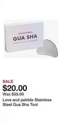 Nordstrom Love and pebble Stainless Steel Gua Sha Tool offer