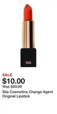Nordstrom Siia Cosmetics Change Agent Original Lipstick offer