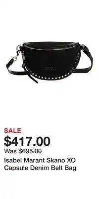 Nordstrom Isabel Marant Skano XO Capsule Denim Belt Bag offer