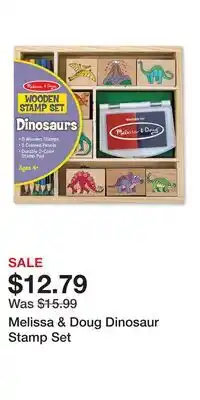 Kohl's Melissa & Doug Dinosaur Stamp Set offer