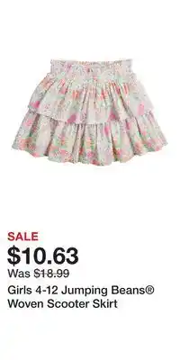Kohl's Girls 4-12 Jumping Beans Woven Scooter Skirt offer
