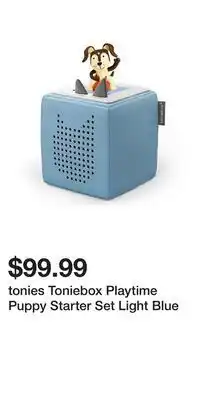 Kohl's tonies Toniebox Playtime Puppy Starter Set Light Blue offer