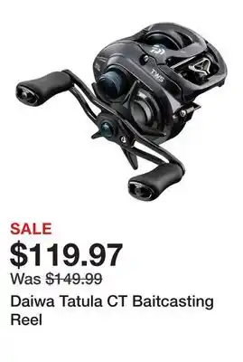 Dick's Sporting Goods Daiwa Tatula CT Baitcasting Reel offer