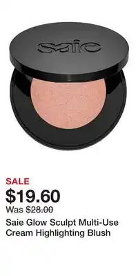 Kohl's Saie Glow Sculpt Multi-Use Cream Highlighting Blush offer