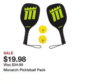 Dick's Sporting Goods Monarch Pickleball Pack offer