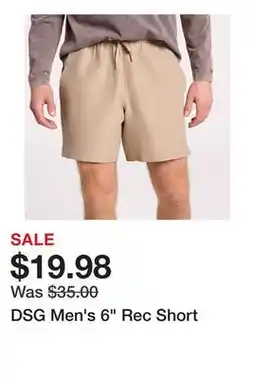 Dick's Sporting Goods DSG Men's 6 Rec Short offer