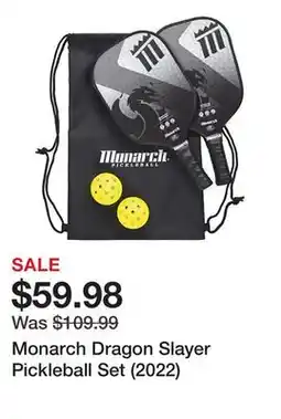 Dick's Sporting Goods Monarch Dragon Slayer Pickleball Set (2022) offer