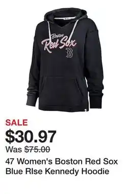 Dick's Sporting Goods 47 Women's Boston Red Sox Blue RIse Kennedy Hoodie offer