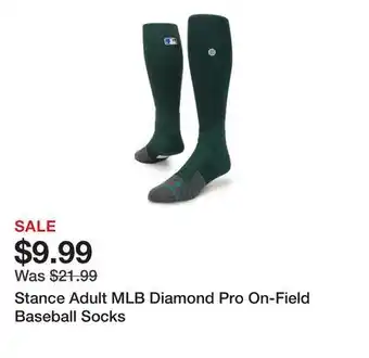 Dick's Sporting Goods Stance Adult MLB Diamond Pro On-Field Baseball Socks offer