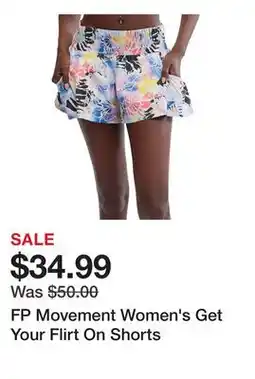 Dick's Sporting Goods FP Movement Women's Get Your Flirt On Shorts offer